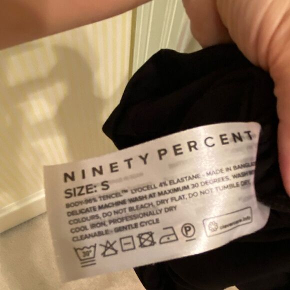 NINETY PERCENT ASTRID STRETCH TENCEL SJ ASYMETRIC STRAP DRESS - Picture 7 of 9